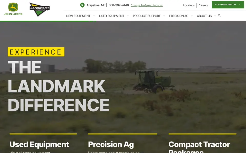 LandMark Implement website