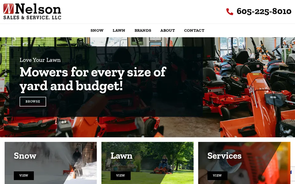 Nelson Sales & Service, LLC website