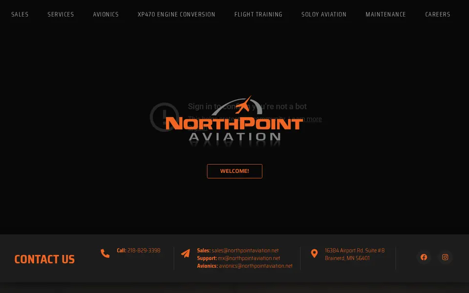 NorthPoint Aviation website