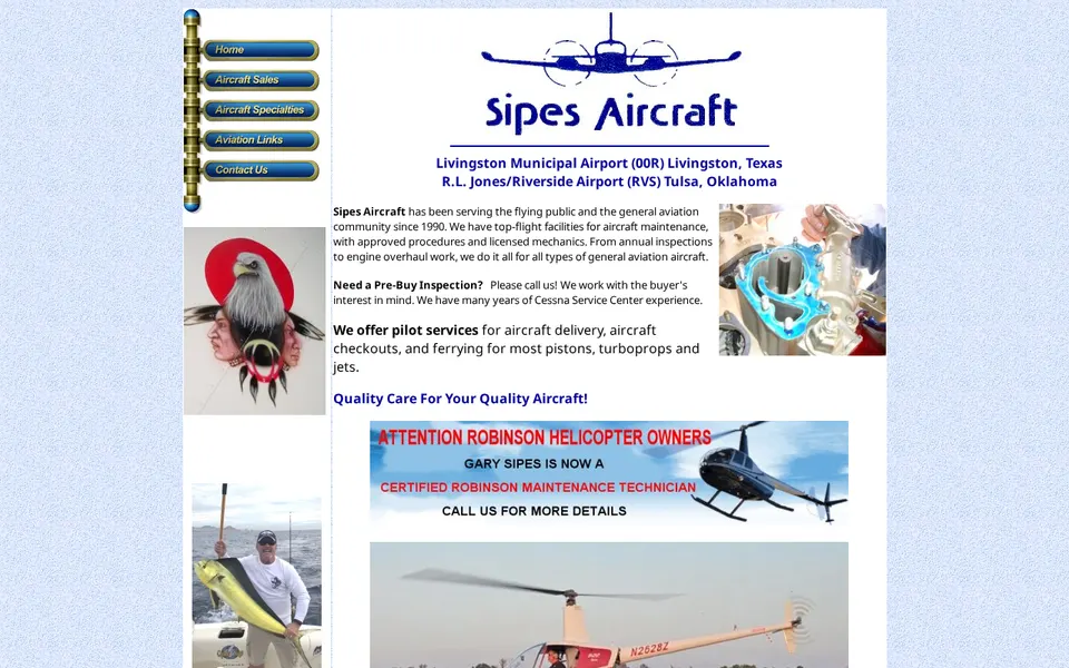 Sipes Aircraft website