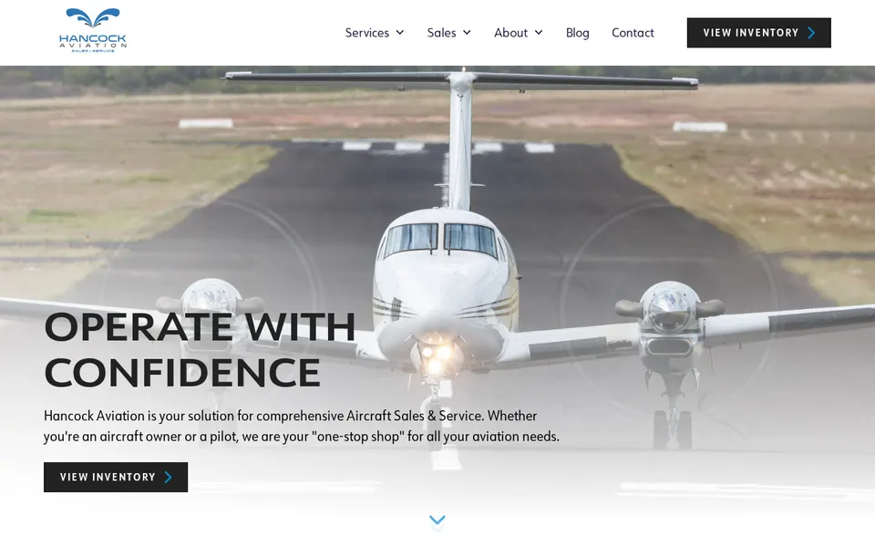 Hancock Aviation website