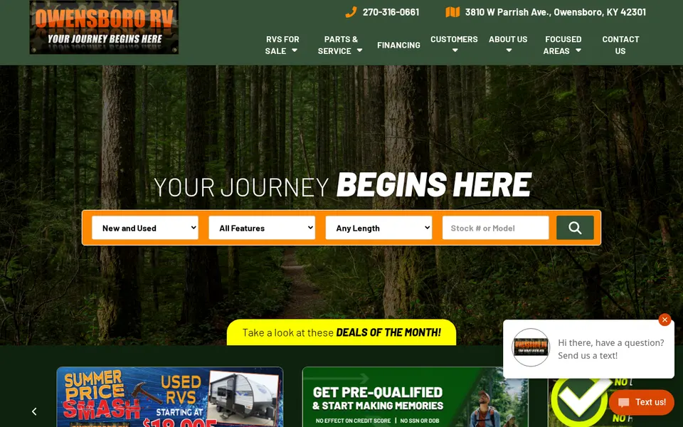Owensboro RV website