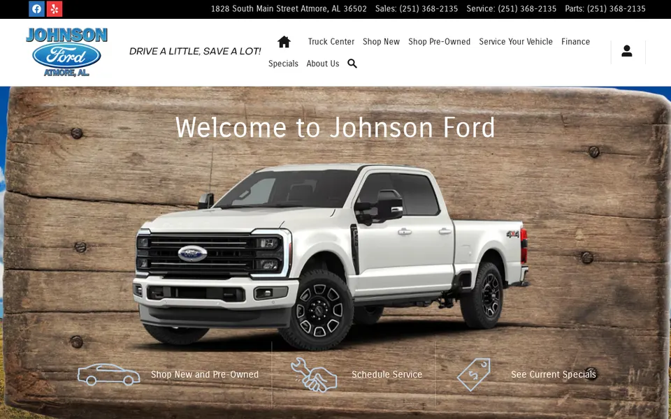 Johnson Ford, Inc. website