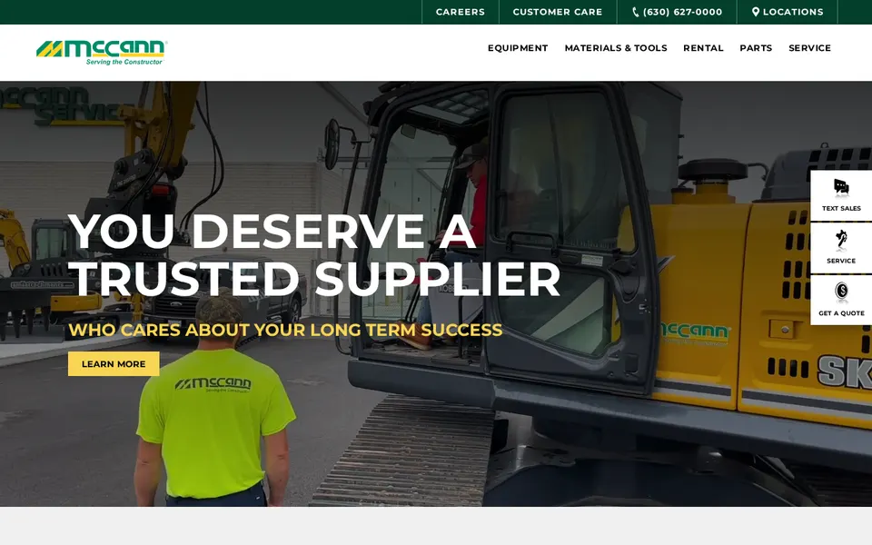 McCann Industries - Chicago website