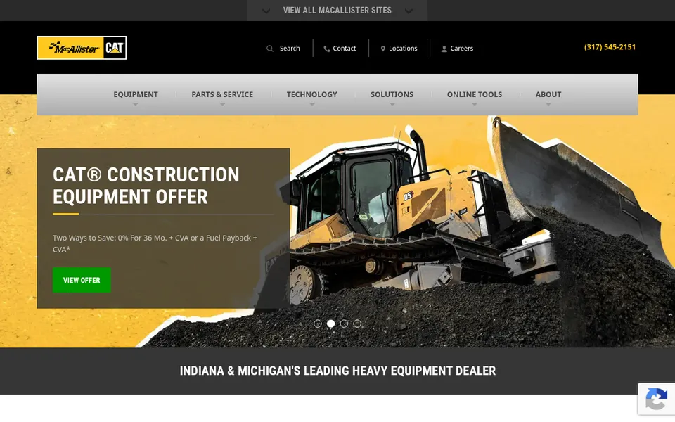 MacAllister Machinery - Indianapolis East 30th website