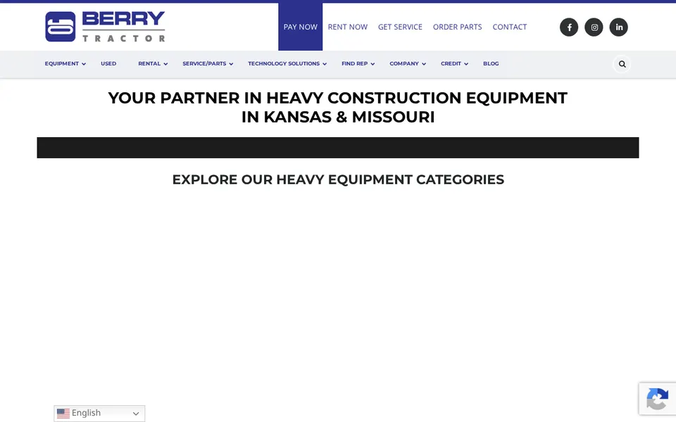 Berry Tractor - Topeka website