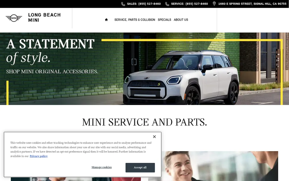 Long Beach Mini website