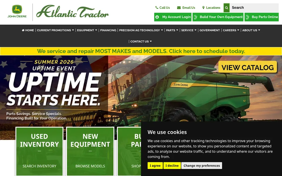 Atlantic Tractor - Westminster website