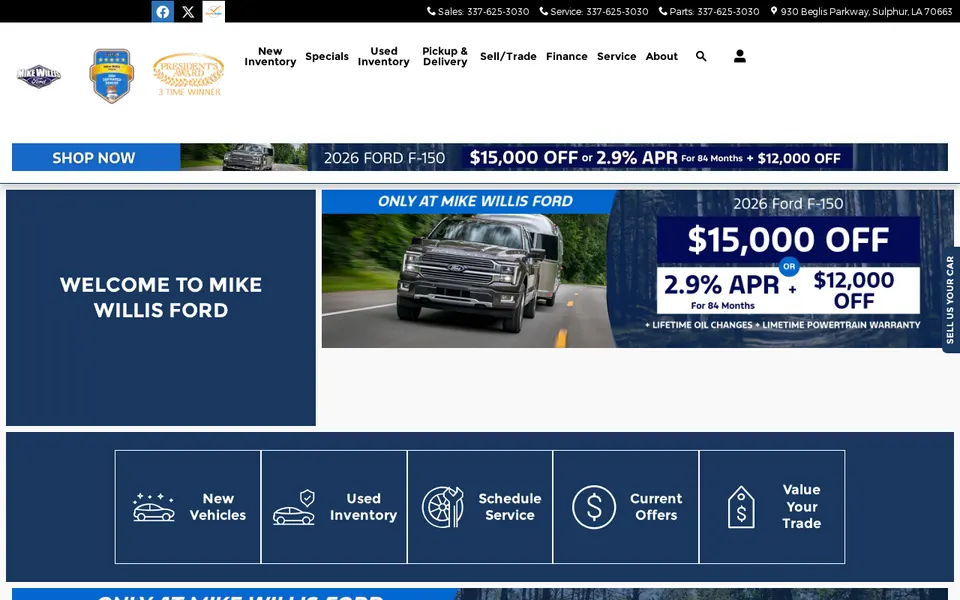 Mike Willis Ford website