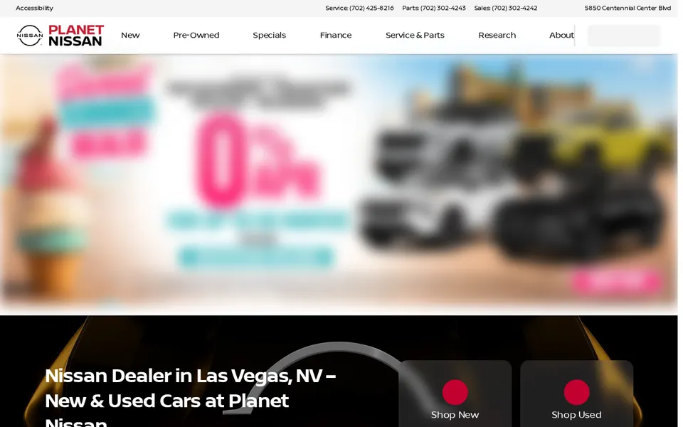 Planet Nissan website