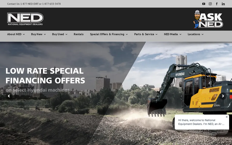 NED - Charlotte website
