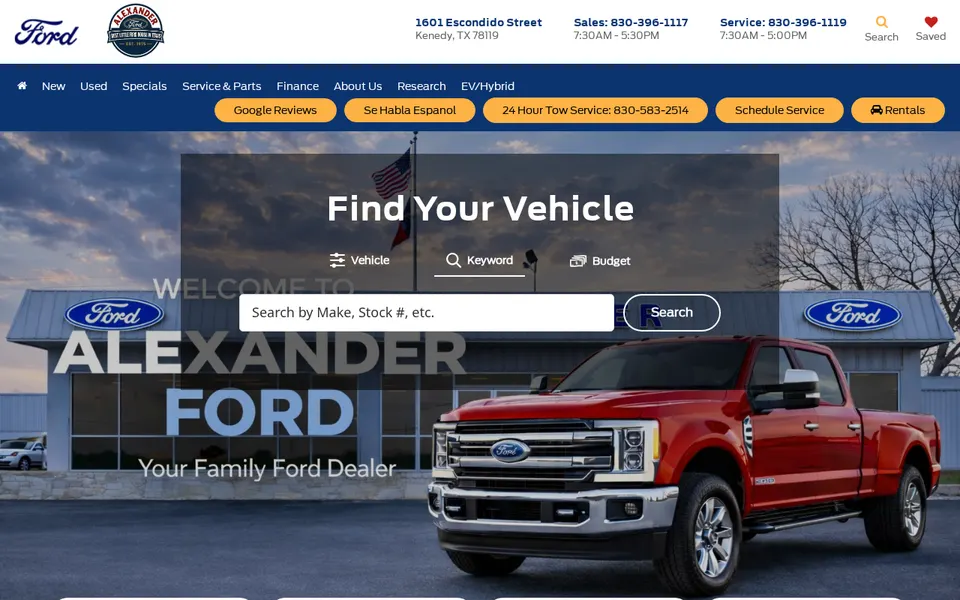 Alexander Ford website