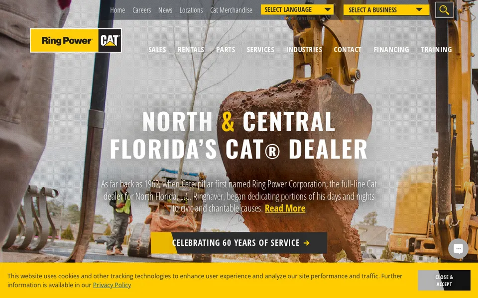 Ring Power Corporation website