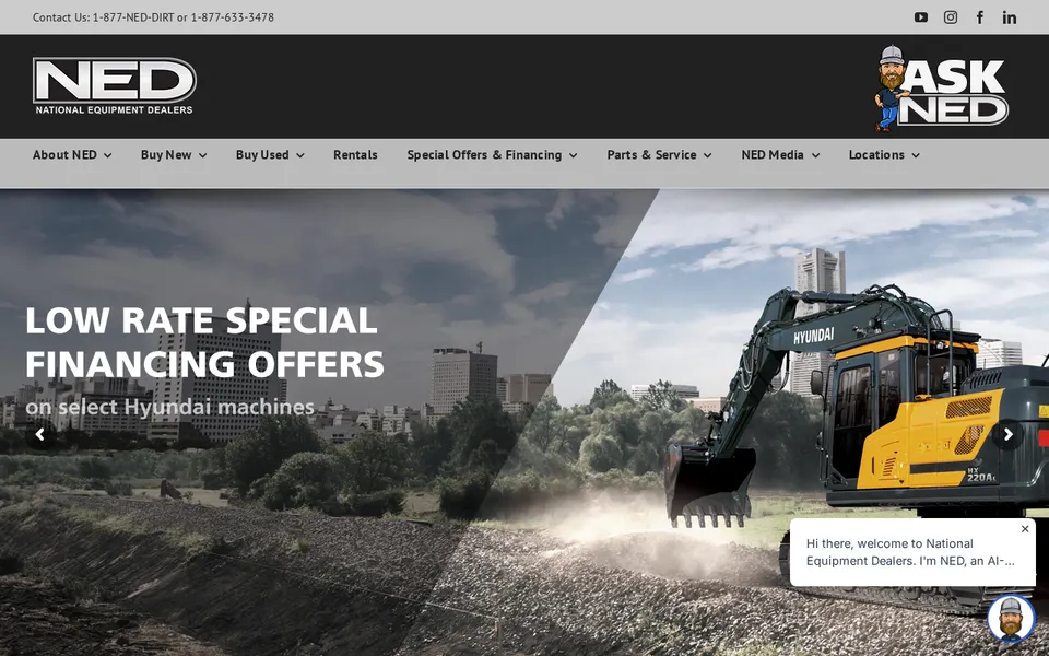 NED - Houston website