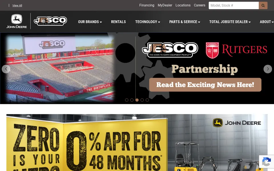 JESCO - Lumberton website