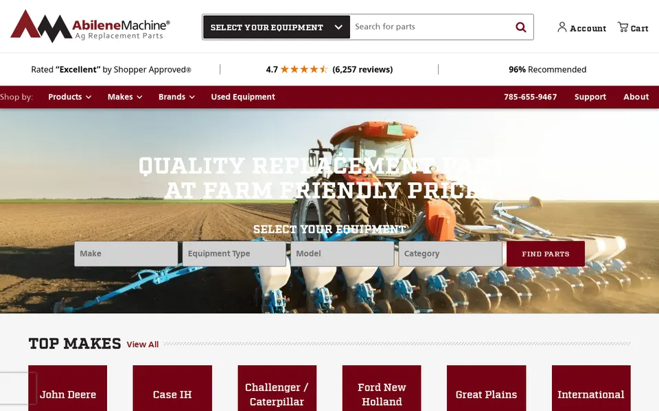 Abilene Machine Inc - Sioux Falls website