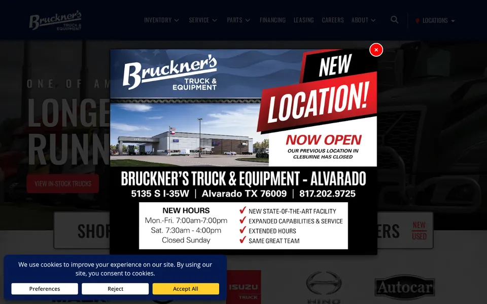 Bruckner's Truck & Equipment - Amarillo website