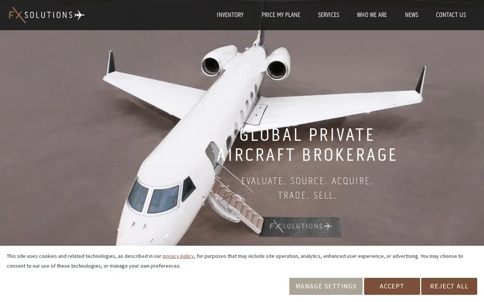 FX Solutions website