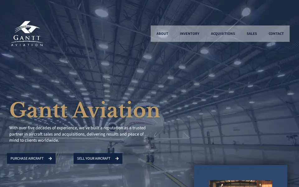 Gantt Aviation, Inc. website