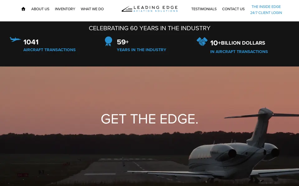 Leading Edge Aviation Solutions, LLC website