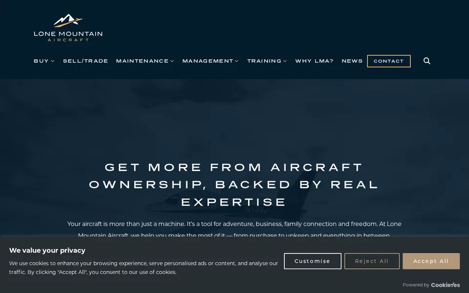 Lone Mountain Aircraft website