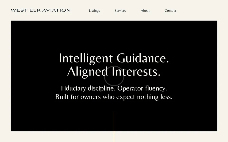 West Elk Aviation website