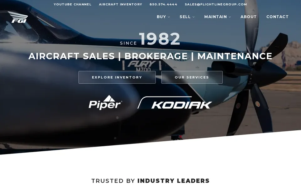 Flightline Group, Inc. website