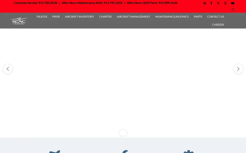 KCAC Aviation website