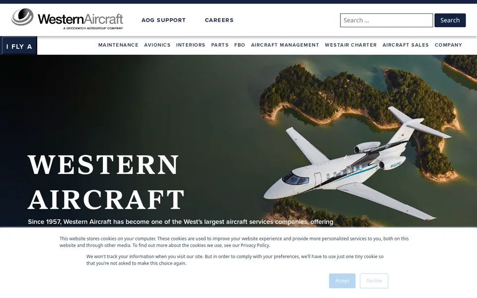 Western Aircraft website