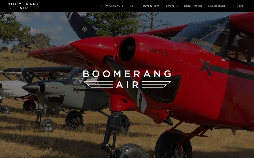 Boomerang Air website