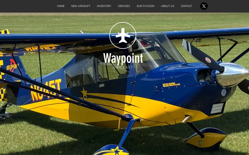 Waypoint Aircraft website