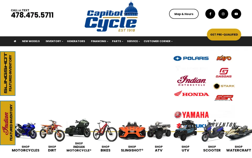 Capitol Cycle Company website
