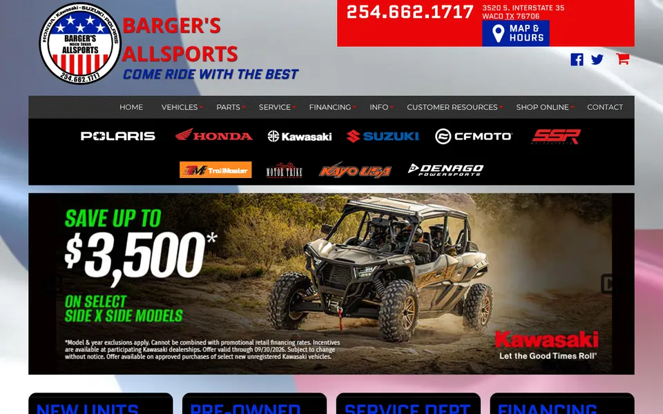 Barger's Allsports website