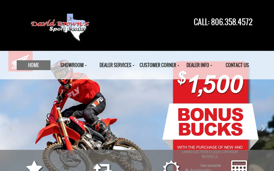 David Brown's Sport Center website