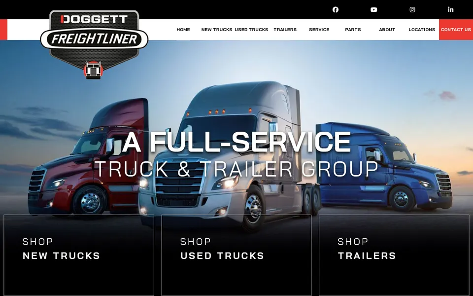 Doggett Freightliner - San Antonio website