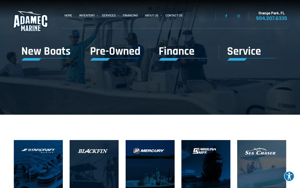 Adamec Marine website