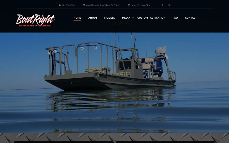 Boat Right Marine website