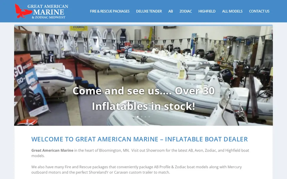 Great American Marine website