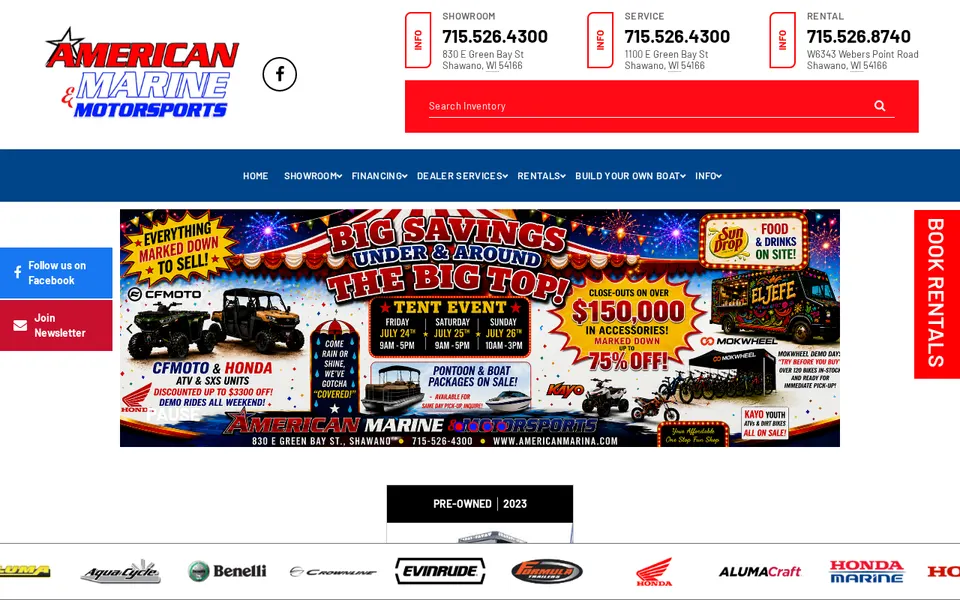 American Marine website