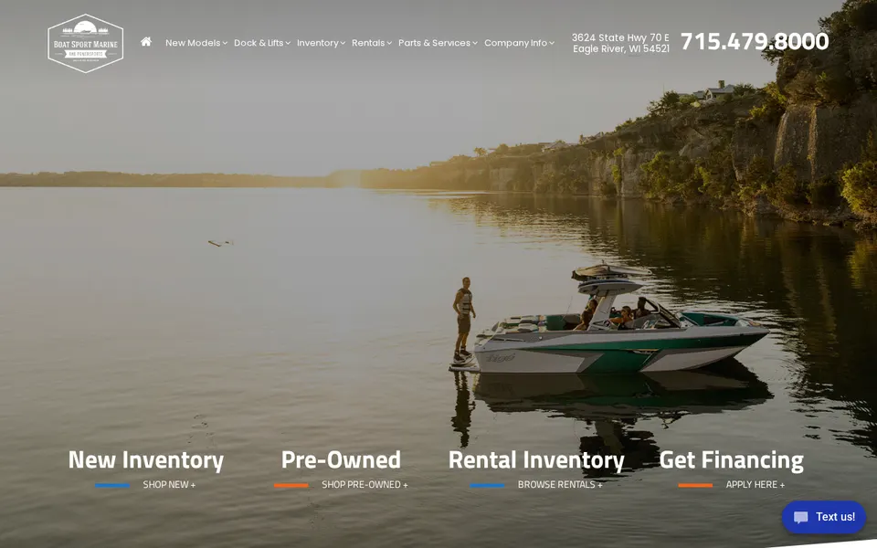 Boat Sport Marina website