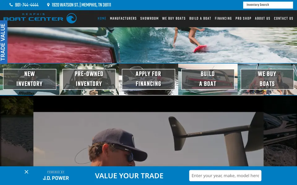 Boat Center website