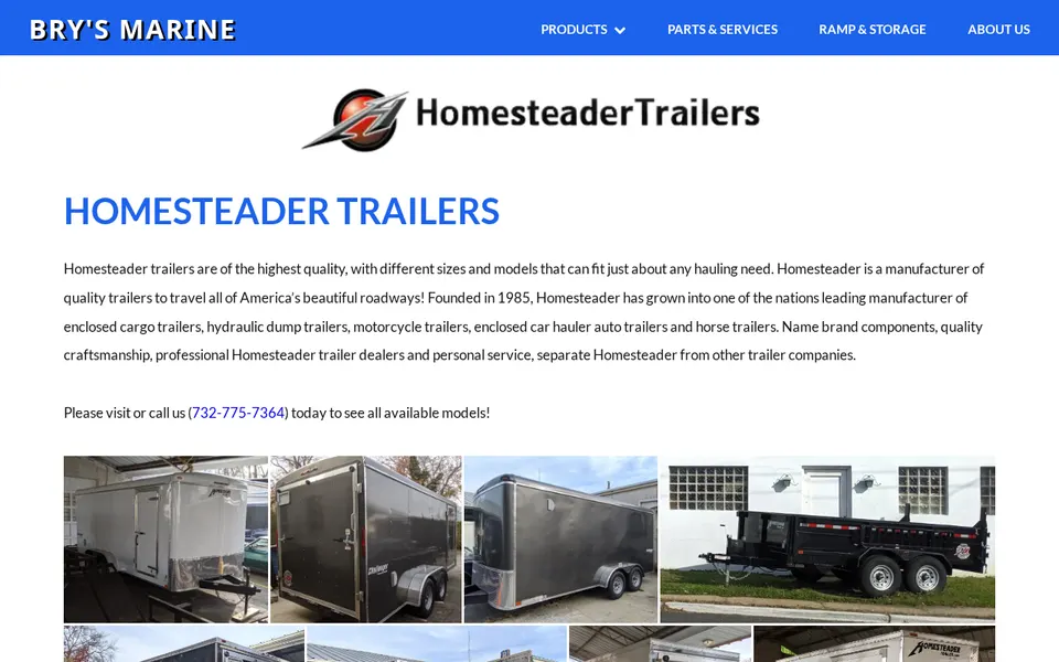 BRY'S MARINE LLC website