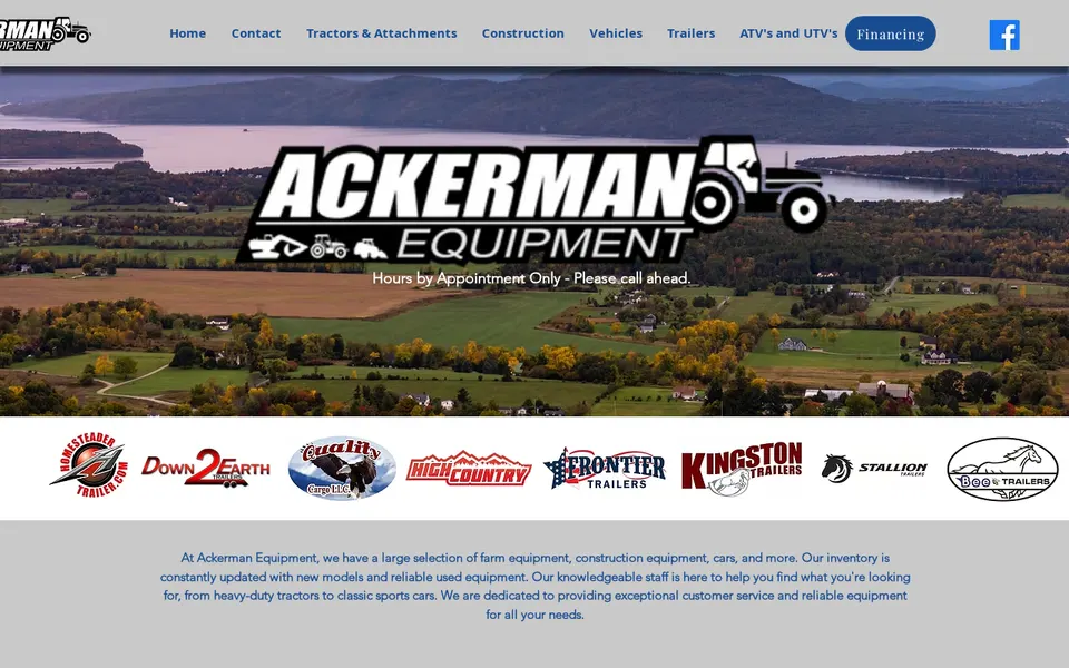 ACKERMAN EQUIPMENT website