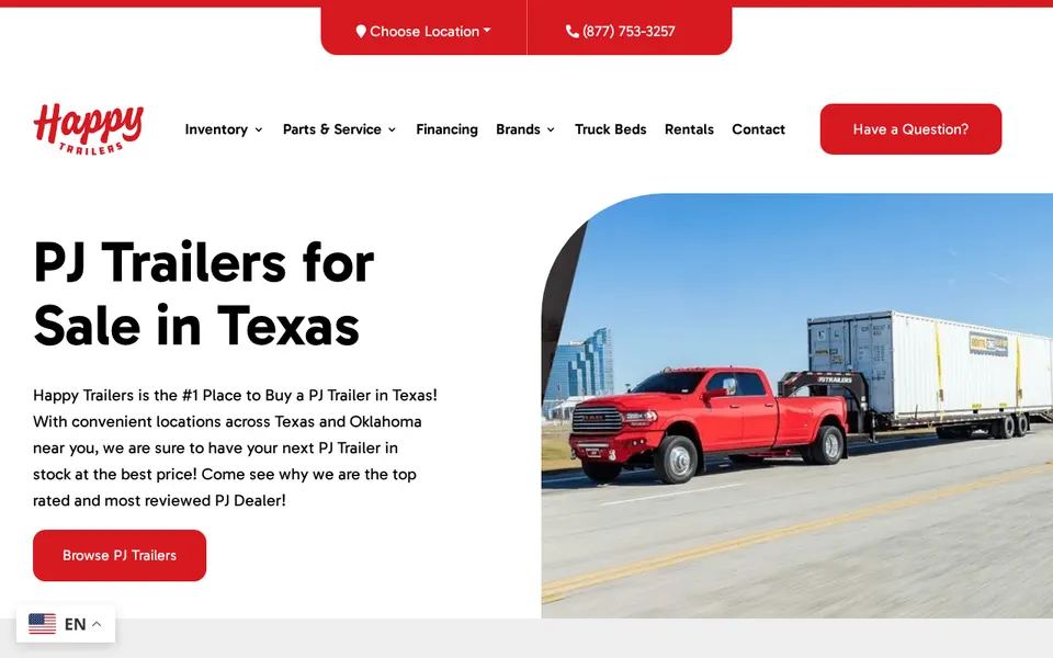 Happy Trailers - Amarillo website