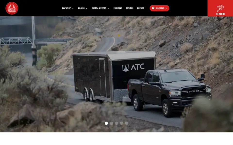 COUNTRY BOY TRAILERS website