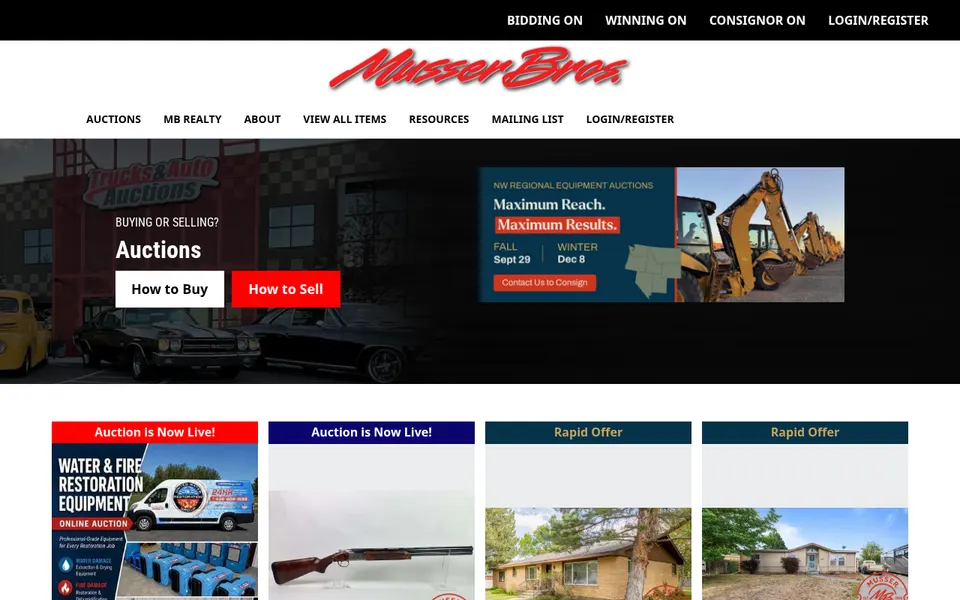 Musser Bros - Billings website