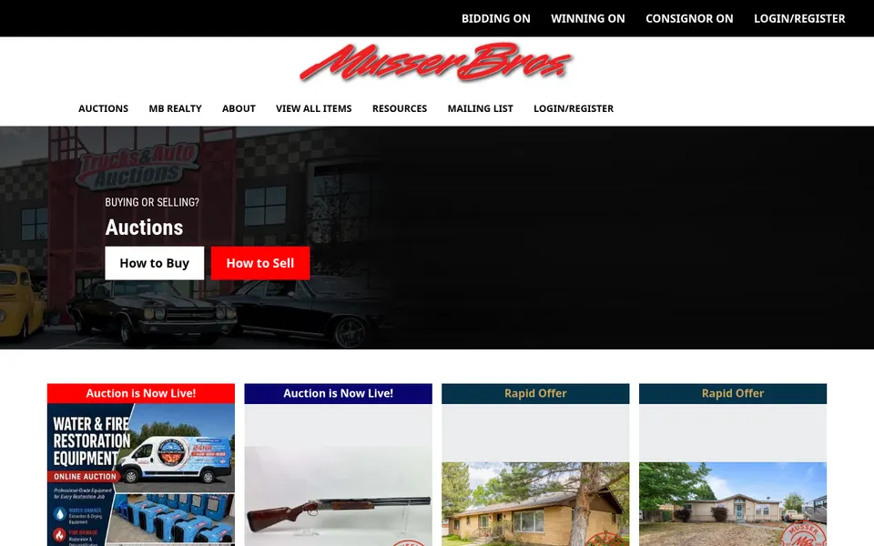 Musser Bros - Cody website