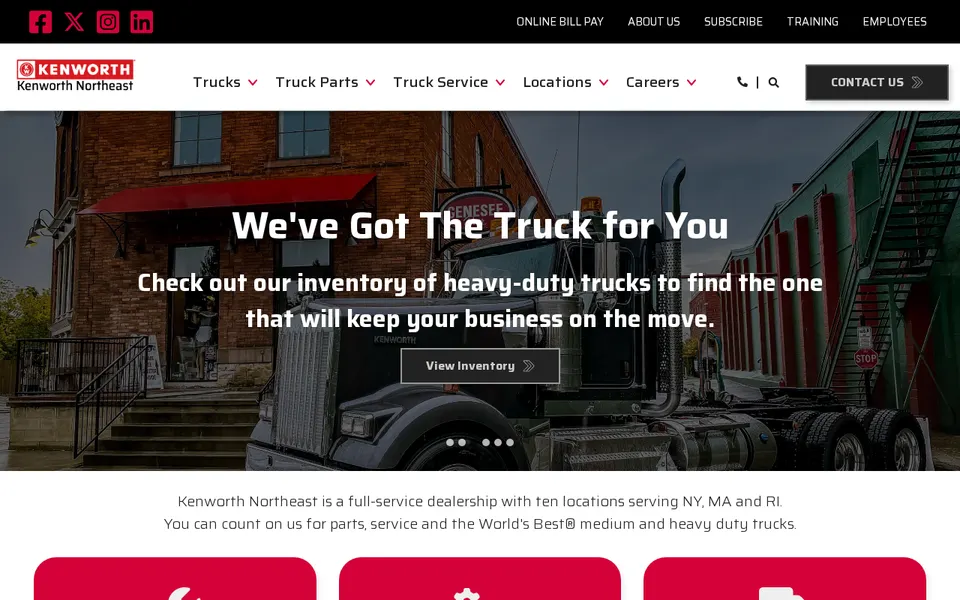 Kenworth Northeast - Smithfield website