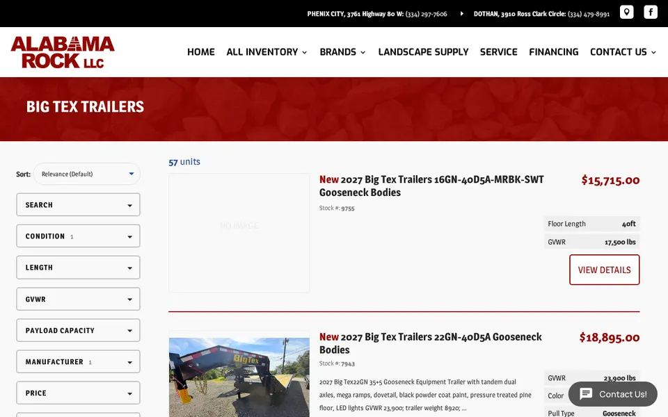 Alabama Rock website