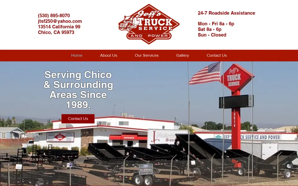 Jeff'S Truck Service website